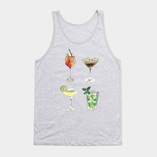 Summer drink list Cocktails Tank Top